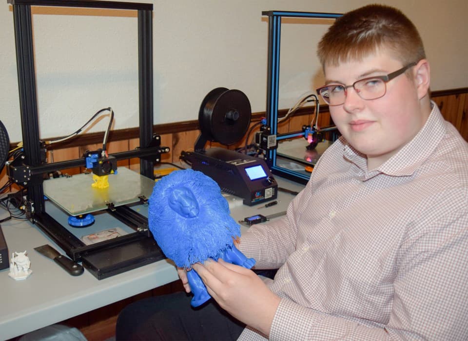 Teen's 3D Printing Business Can Produce Just About Anything